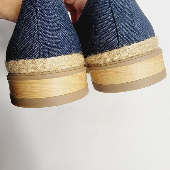 NEW Dr Scholl's Jetset Isle Navy Canvas Loafer Size 11 - Picture 5 of 8
